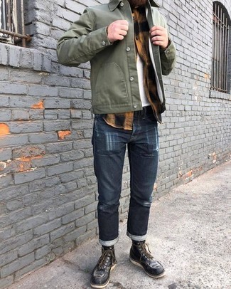 Wie Langarmhemd mit Shirtjacke zu kombinieren – 977+ Herren Outfits