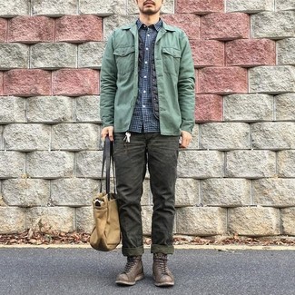 Wie Langarmhemd mit Shirtjacke zu kombinieren – 977+ Herren Outfits