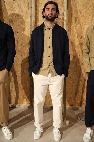 Wie Langarmhemd mit Shirtjacke zu kombinieren – 977+ Herren Outfits