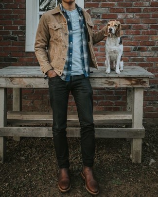 Wie Langarmhemd mit Shirtjacke zu kombinieren – 977+ Herren Outfits