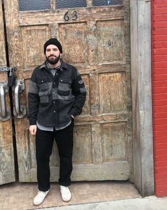 Wie Langarmhemd mit Shirtjacke zu kombinieren – 977+ Herren Outfits