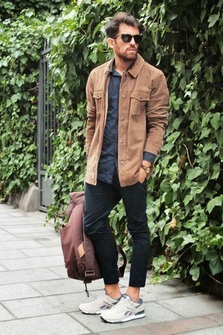 Wie Langarmhemd mit Shirtjacke zu kombinieren – 977+ Herren Outfits
