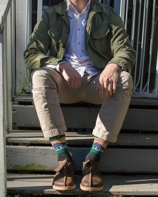 Wie Langarmhemd mit Shirtjacke zu kombinieren – 977+ Herren Outfits
