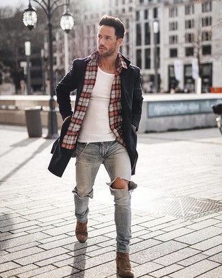 Wie Langarmhemd mit Trägershirts zu kombinieren – 182 Herren Outfits