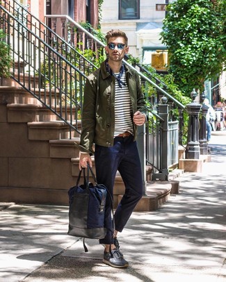Wie Langarmshirt mit Shirtjacke zu kombinieren – 147 Herren Outfits