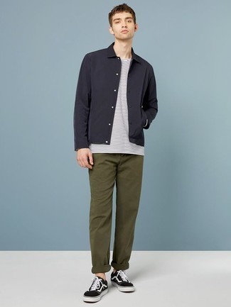 Wie Langarmshirt mit Shirtjacke zu kombinieren – 147 Herren Outfits
