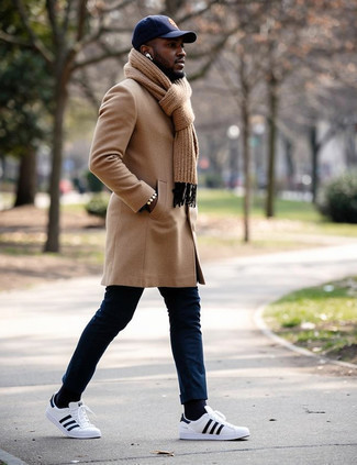 beige Strick Schal von Cinque