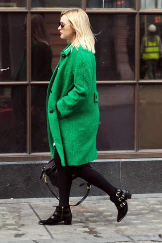 grüner Mantel von Versace