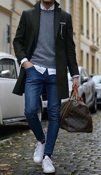 dunkelblaue enge Jeans von ONLY & SONS