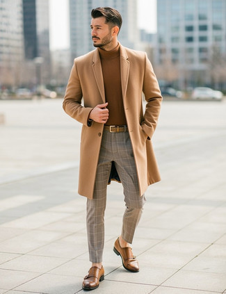 beige geflochtener Ledergürtel von Paul Smith