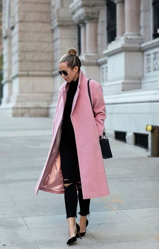 rosa Mantel von Vero Moda