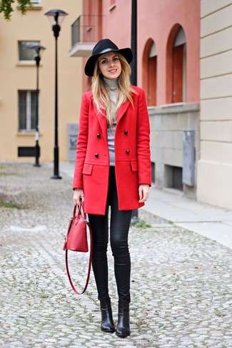 rote Shopper Tasche aus Leder von Maison Margiela