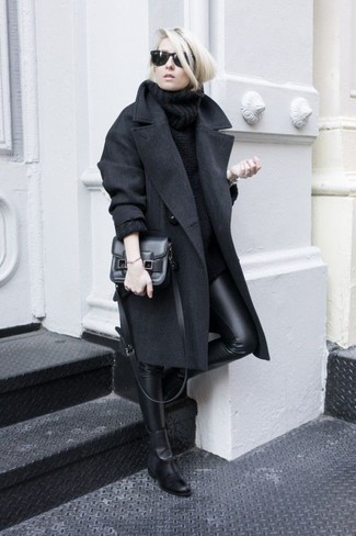 schwarze Chelsea Boots aus Leder von Marc Jacobs