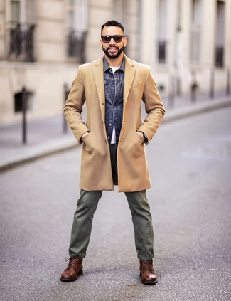 dunkelblaue Shirtjacke aus Jeans von Études
