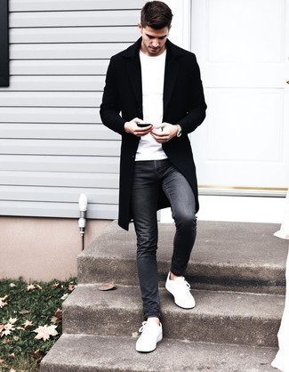 dunkelgraue enge Jeans von G Star