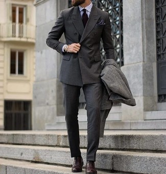 dunkelgraue Anzughose von Burton Menswear London