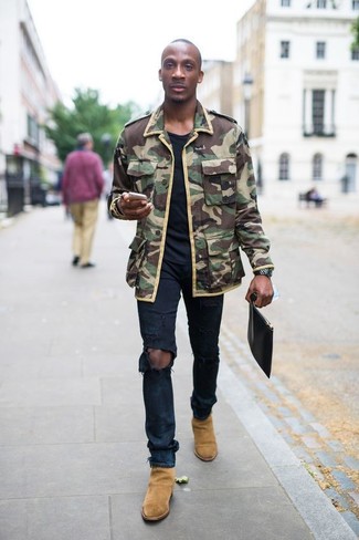 Wie Militärjacke mit enger Jeans zu kombinieren – 47 Herren Outfits