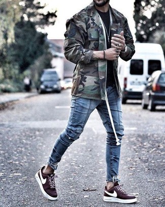 Wie Militärjacke mit enger Jeans zu kombinieren – 47 Herren Outfits