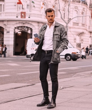 Wie Militärjacke mit enger Jeans zu kombinieren – 47 Herren Outfits