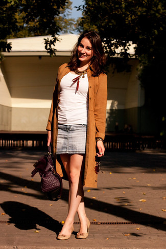 Wie Minirock mit Ballerinas zu kombinieren – 18 Damen Outfits