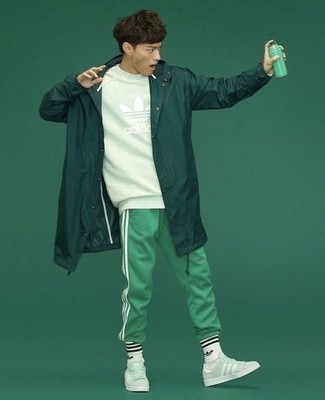 Mintgrüne Schuhe aus Segeltuch kombinieren – 40 Frühling Herren Outfits