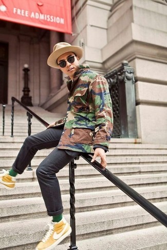 Mintgrüne Feldjacke kombinieren – 5 Herbst Herren Outfits