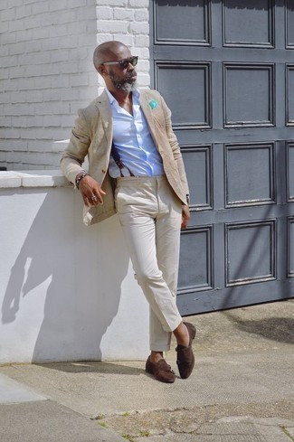 Mintgrünes Einstecktuch kombinieren – 136 Herren Outfits