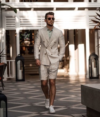 Welche Shorts mit mintgrünen Polohemdes zu tragen – 10 Herren Outfits