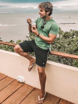 Welche Shorts mit mintgrünen Polohemdes zu tragen – 10 Herren Outfits