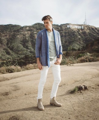 Mintgrünes T-shirt kombinieren – 45 Frühling Herren Outfits