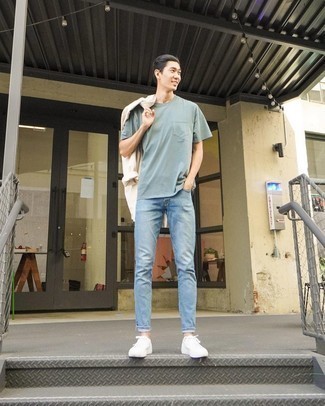 Mintgrünes T-shirt kombinieren – 45 Frühling Herren Outfits