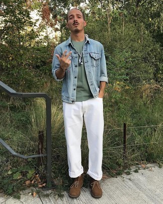 Mintgrünes T-shirt kombinieren – 45 Frühling Herren Outfits