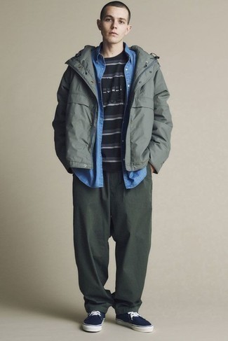 Mintgrüne Windjacke kombinieren – 14 Herren Outfits