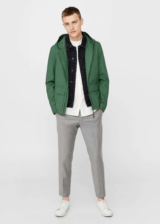 Mintgrüne Windjacke kombinieren – 14 Herren Outfits