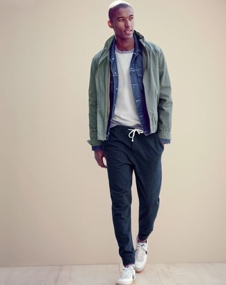 Mintgrüne Windjacke kombinieren – 14 Herren Outfits