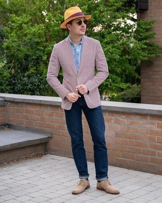 Mehrfarbiges Sakko mit Vichy-Muster kombinieren – 9 Sommer Herren Outfits