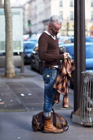 Mehrfarbige Ledertaschen kombinieren – 10 Herren Outfits warm Wetter