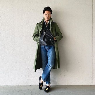 Mehrfarbigen bedruckten Seideschal kombinieren – 23 Herren Outfits