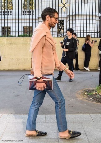 Mehrfarbige Clutch Handtasche kombinieren – 12 Herren Outfits