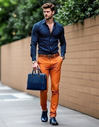 Senf Chinohose kombinieren – 196 Herren Outfits