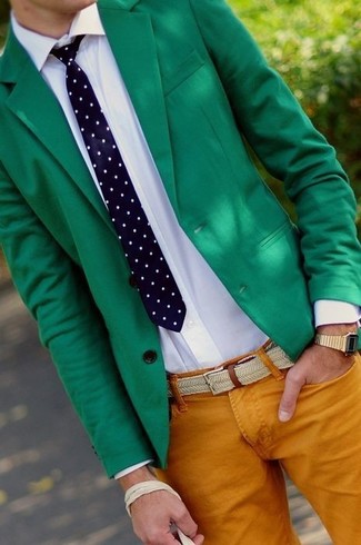 Senf Chinohose kombinieren – 196 Herren Outfits