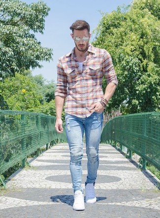 Welche Jeans mit senf Langarmhemdes zu tragen – 94 Herren Outfits