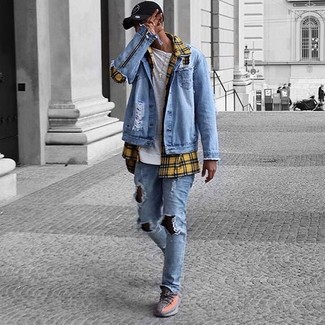 Welche Jeans mit senf Langarmhemdes zu tragen – 94 Herren Outfits