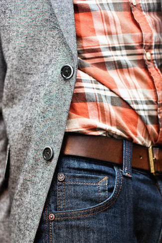 Welche Jeans mit senf Langarmhemdes zu tragen – 94 Herren Outfits