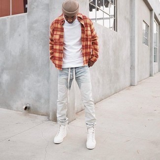 Welche Jeans mit senf Langarmhemdes zu tragen – 21 Frühling Herren Outfits
