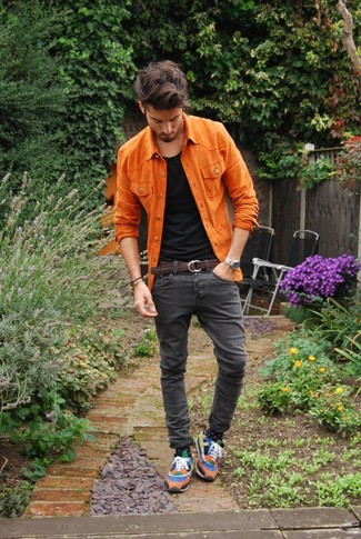 Welche Jeans mit senf Langarmhemdes zu tragen – 94 Herren Outfits