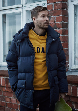 Senf Sweatshirts kombinieren – 103 Herren Outfits
