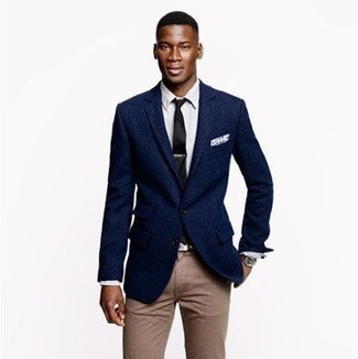 Dunkelblaues Sakko kombinieren – 2000+ Herren Outfits