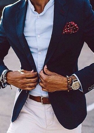 Welche Langarmhemden mit dunkelblauen Sakkos zu tragen – 635+ Herren Outfits