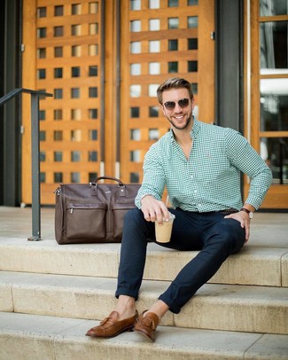 Welche Businesshemden mit dunkelblauer Chinohose zu tragen – 569+ Herren Outfits